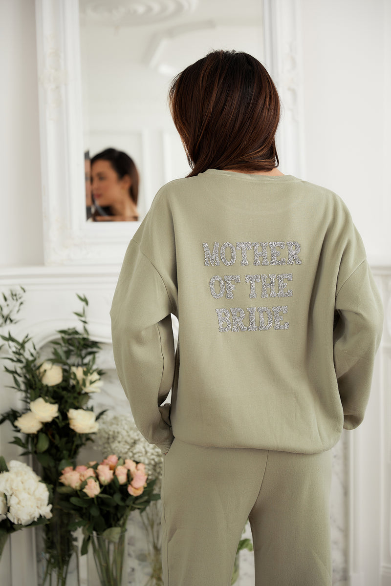 Personalised Bridal Sweatshirt and Jogger Tracksuit With Letter